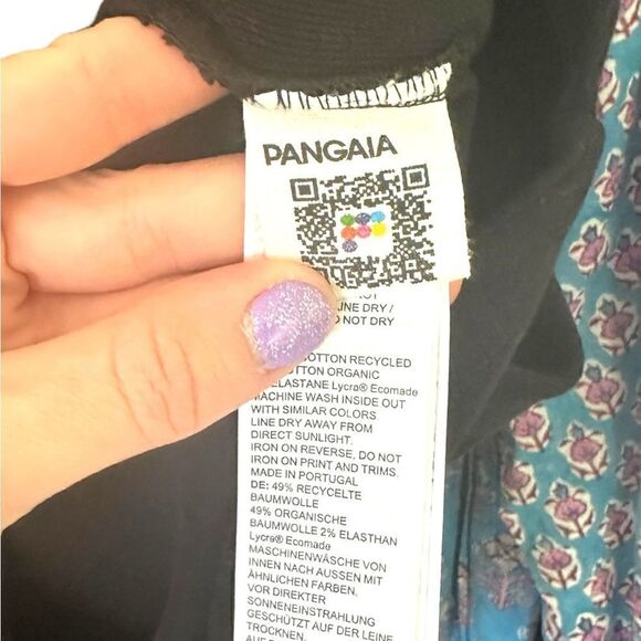 Pangaia Women's Black Recycled Organic Cotton Tank Top - Picture 9 of 9